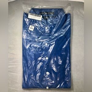 Devon &Jomes Classic Lakeblue Oxford Women's Premium Twill. NEW w/Tags .XL